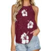 Polynesian Tribal Design Women Vest Summer Casual Sleeveless t Shirt Custom Print Plus Size Polyester Cotton tank Tops