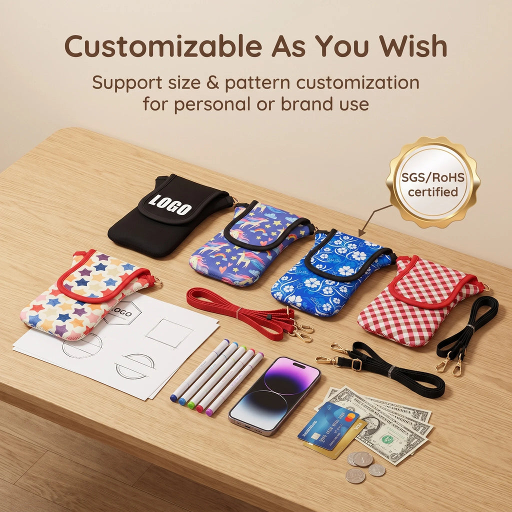 Phone Pocket Custom Mini Crossbody Bag Wallet Mobile Phone Bag Case Wallet Phone Pouch Sling Bag Pocket for iphone 17 Pro Max
