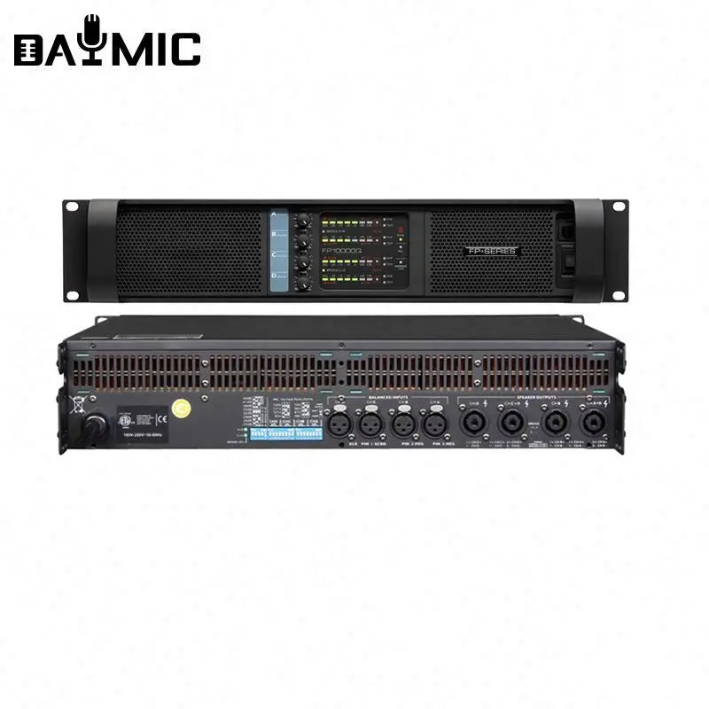 Professional High Power FP 10000q  14000Q 2500W*4 10000 Watts Amplifier for Subwoofer Speaker Equipment