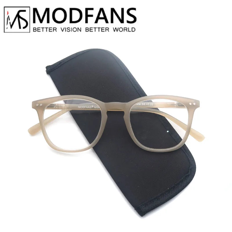 MODFANSR Reading Glasses Women Colorful Frame Readers Ladies Lightweight Flexible Spring Hinge Presbyopic Eyeglasses