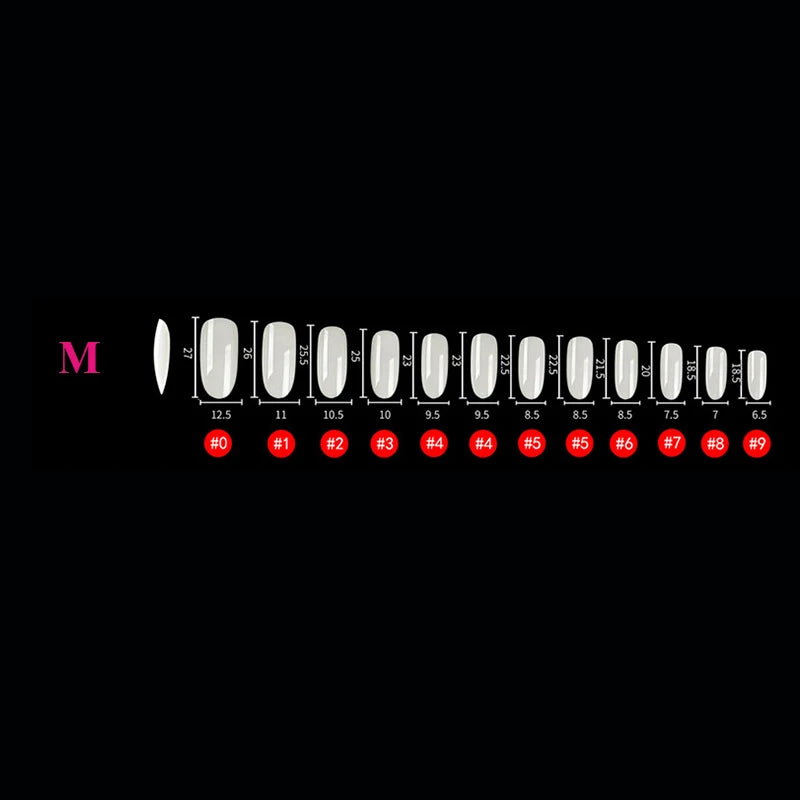 Soft Gel Nail Tip Set Custom Box and LOGO Nail Tip Set With Lamp Glue Clear Full Cover Soft Gel Nail Tip Kit