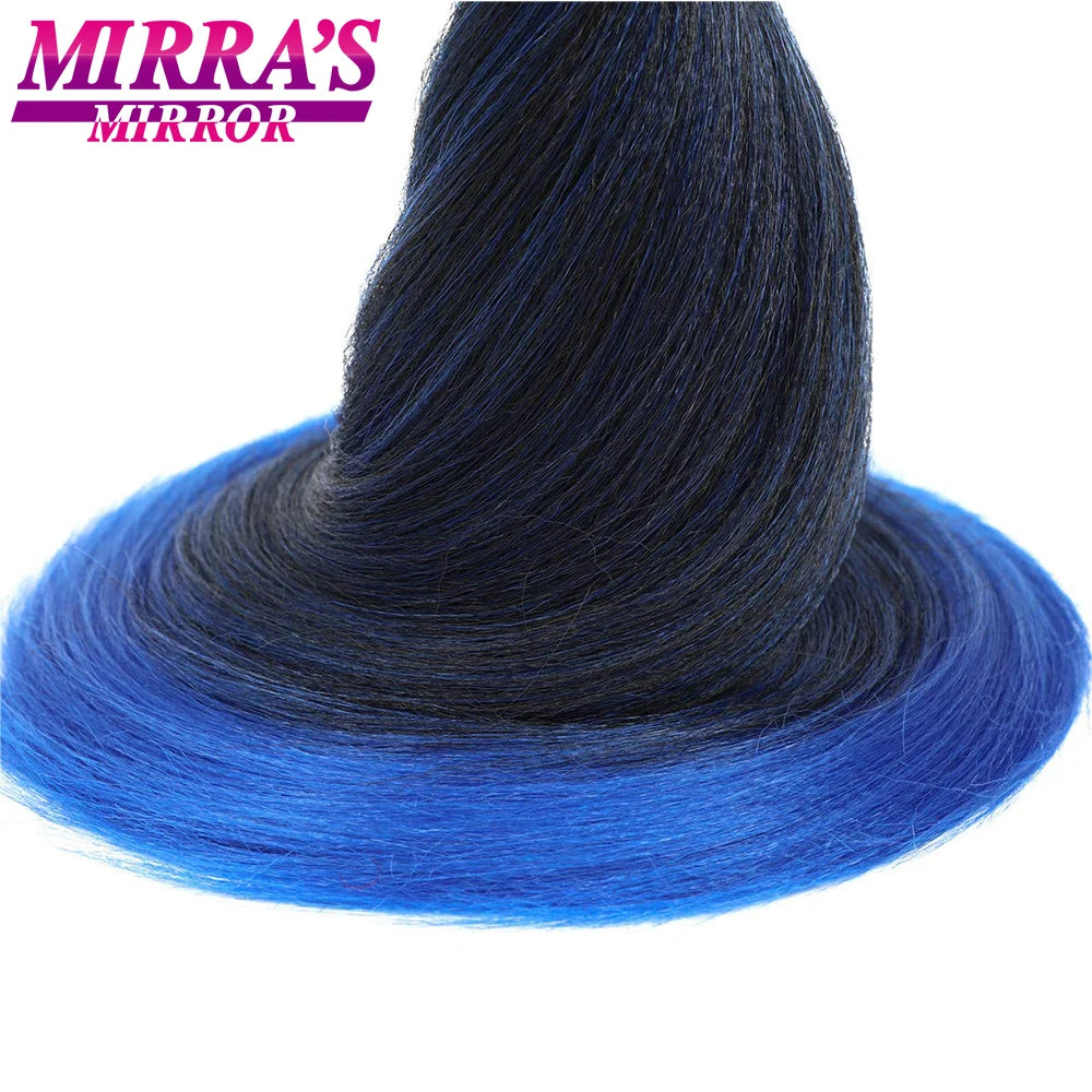 Synthetic Braiding Hair Brown Ombre Hair Extensions Professional Braid Hair for Crochet Twist Braids Soft Yaki Texture