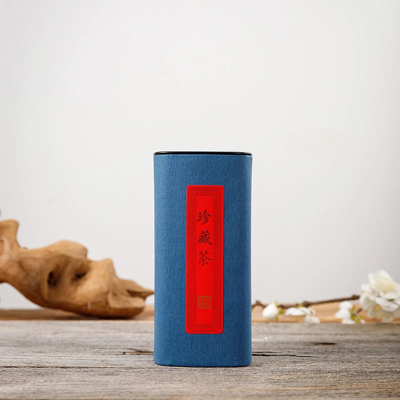 Star Packaging Tea Gift Packaging Sets Round Perfume Box Packaging Biodegradable Cardboard Paper Tube Boxes With Metal Lid