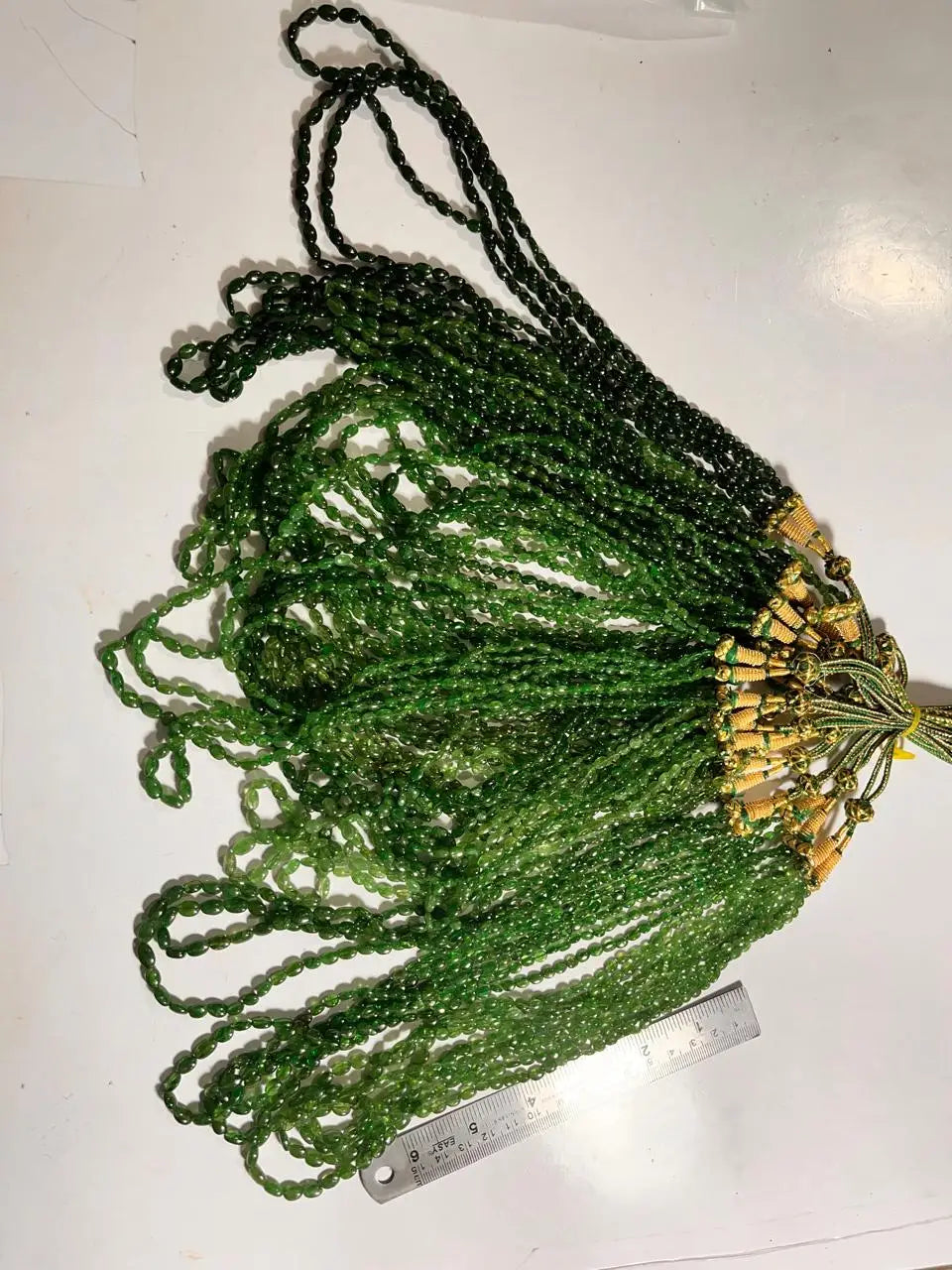 Wholesale Natural Tsavorite Maniya Green Garnet Faceted Gemstone Necklace Bracelet Plain Beads Necklace