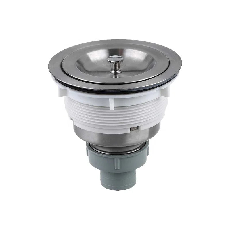 Modern Design 304 Stainless Steel Adjustable Salon Sink Strainer Quick Scullery Basin Drainer with Filter and Lid