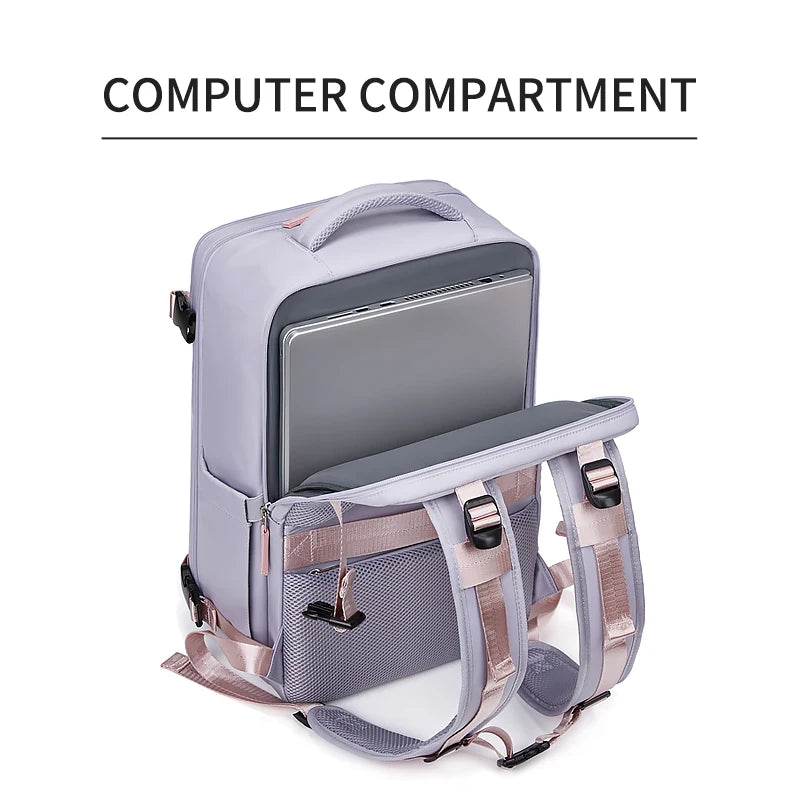 Outdoor Sport Travel Hiking Trip Molle Bag Nylon Laptop Backpack With Shoes Compartments