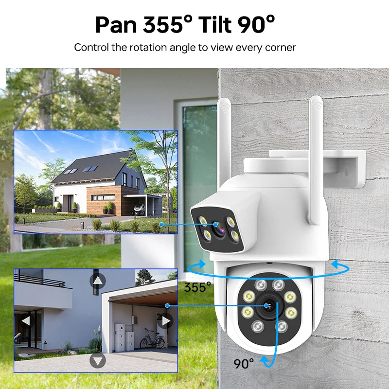 2025 Wifi Smart Mini Home Camera 1080P Wifi HD Night Vision Indoor Network IP Camera for Baby Cctv Monitor