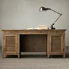 American Country Vintage Oak Computer Desk Solid Wood Home Children Study Table Drawer Storage Customizable Computer Desks