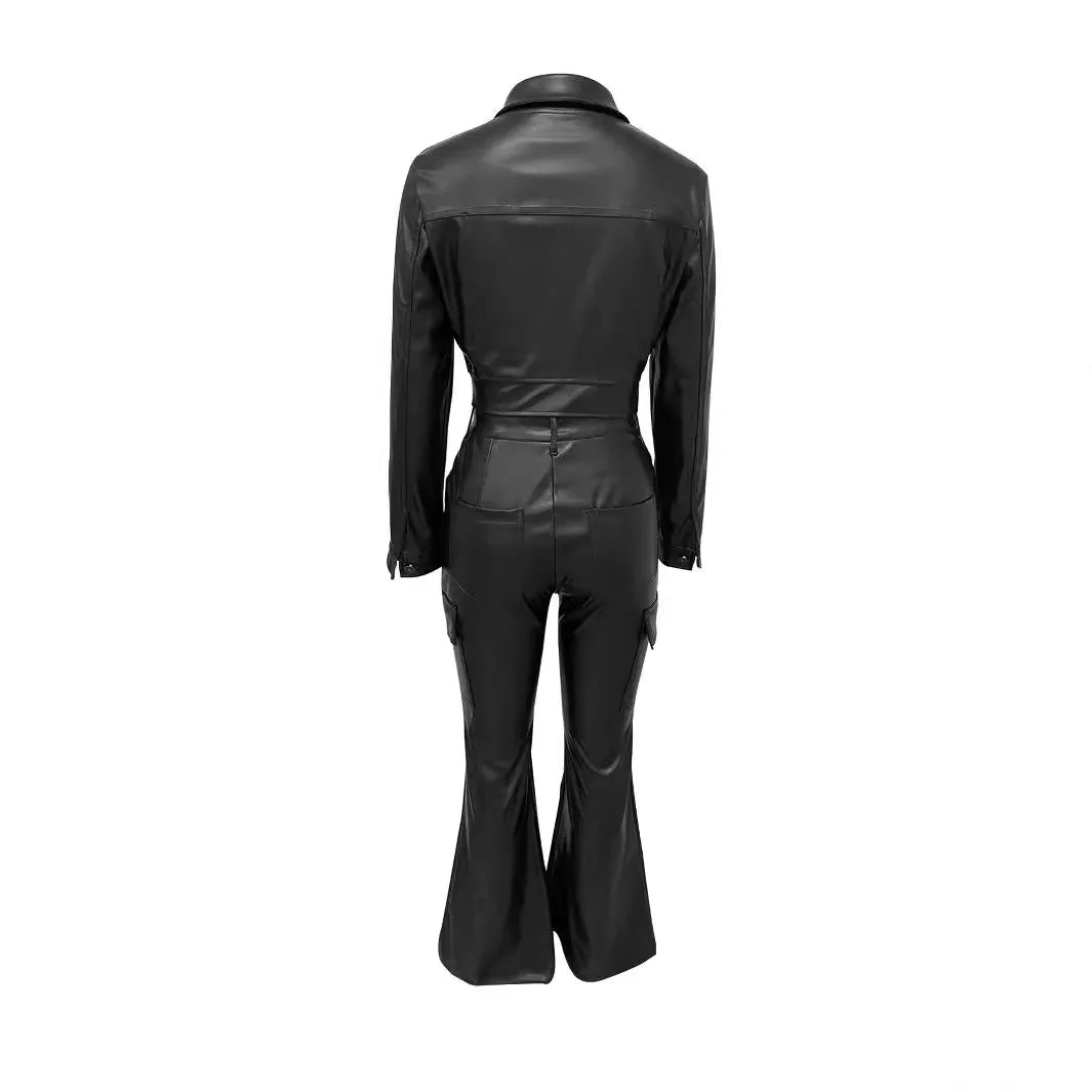 Ladies Autumn Winter Hot Sale Spandex/Polyester Suit Crop Jacket Trousers Two Piece Set Women'S Regular Fit Casual Short