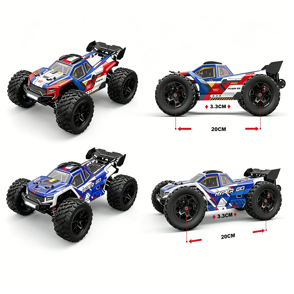 2026 RC 4WD Racing Drift Car 1:14 Scale 2.4G Remote Control 56KM/H Brushless Motor Off-Road Buggy Truck RTR Metal USB Cable