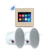 Mini Blue Tooth Wall Amplifier Smart Home Audio  4*20W Stereo Sound Music Panel PA System Loudspeaker Ceiling Speaker Kits