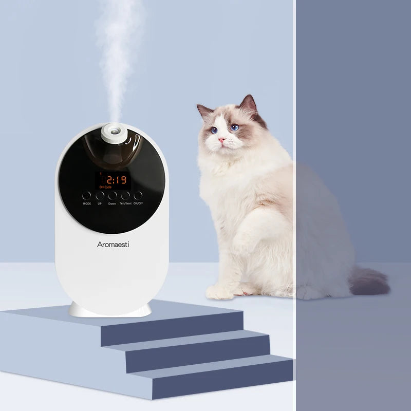 Intelligent Waterless Electric Pet Deodorizer Aromatherapy Diffuser 500ml Ultrasonic App-Controlled Home Use Air Purifier Liquid