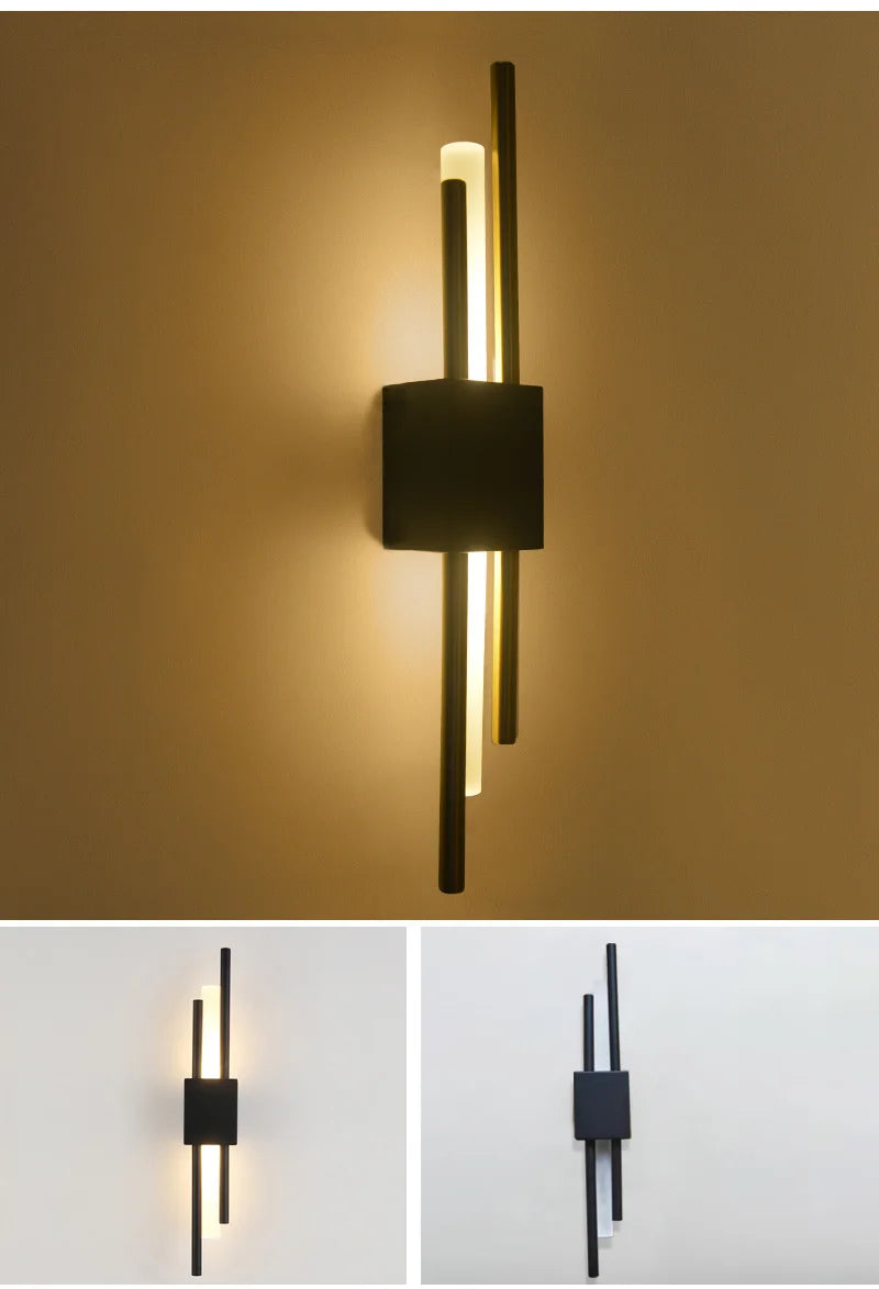 Modern LED Wall Lamp Indoor Lighting Bathroom Wall Sconces Light Fixture Living Room Corridor Bedroom Decoration Wall Lights