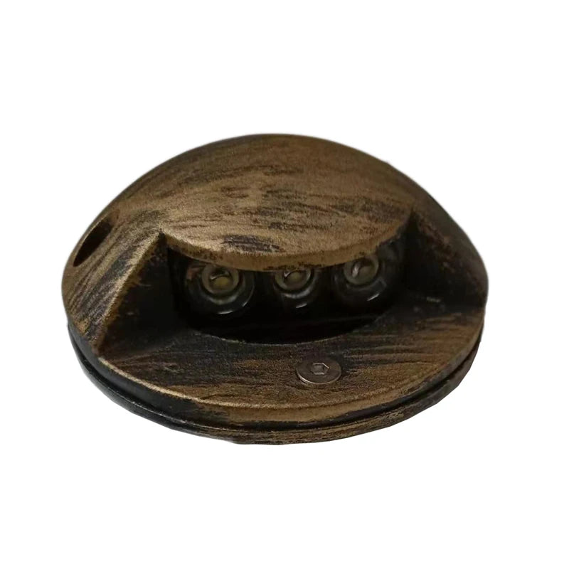 3W Bronze LED Underground Light Outdoor Ground Garden Yard Path Floor Deck Spot Light Landscape Walkway Light