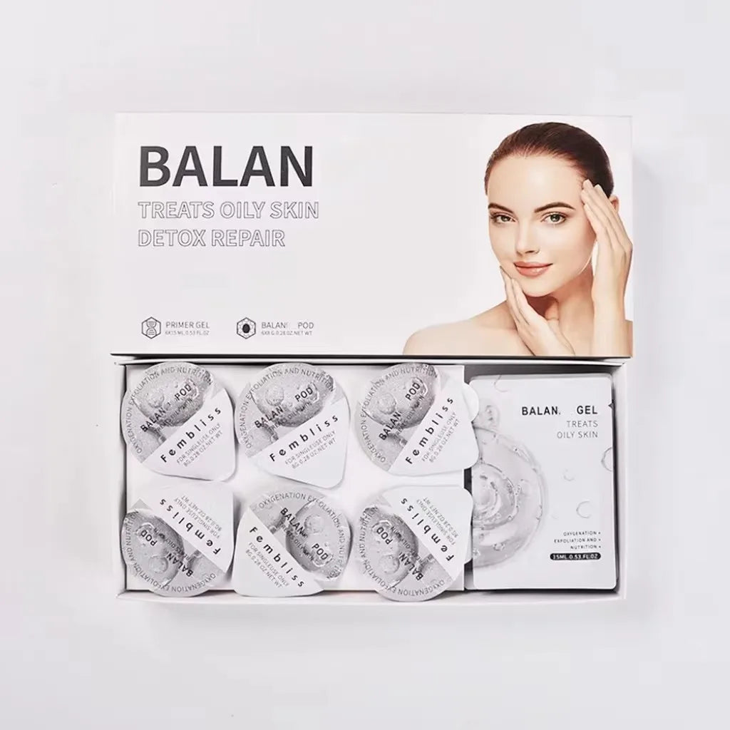 3 in 1 CO2 Oxygen Pods Bubble Machine Treatment Kit Exfoliation and Lightening Serum