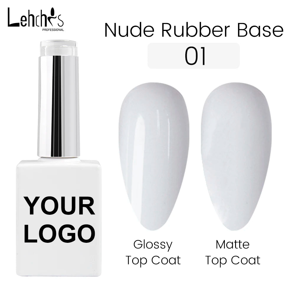 Lehchis 15ml Nude UV Gel Nail Polish Soak off French Nail Camouflage Base Halal Certified for Salon Art Use Customizable Logo