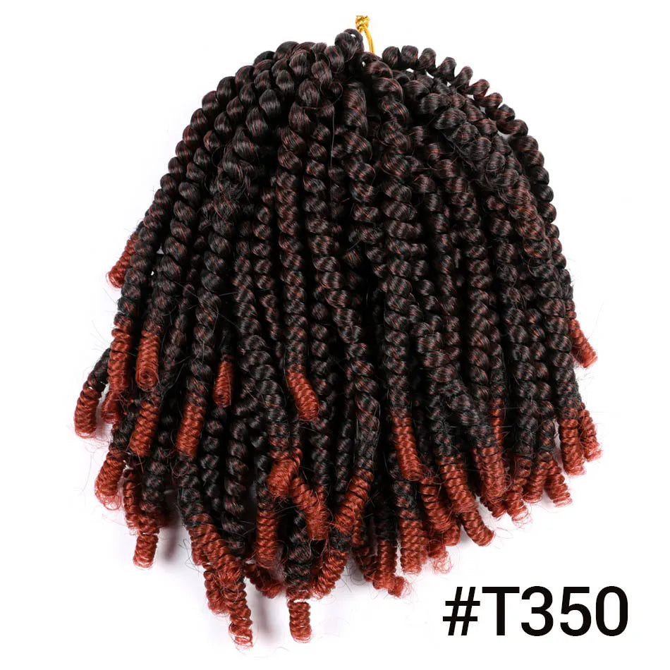 Ombre Spring Twist Braiding Hair Synthetic Crochet Braids Passion Twist Pre-Twist Crochet Hair Extensions Jamaica Bounce Twist