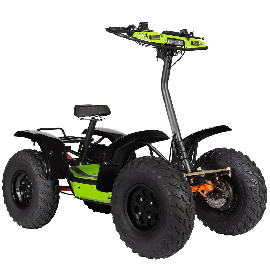 Electric ATV with 4 Wheel Drive Outdoor Kart Buggy Mini Scooter 4WD Go Kart for Kids & Adults