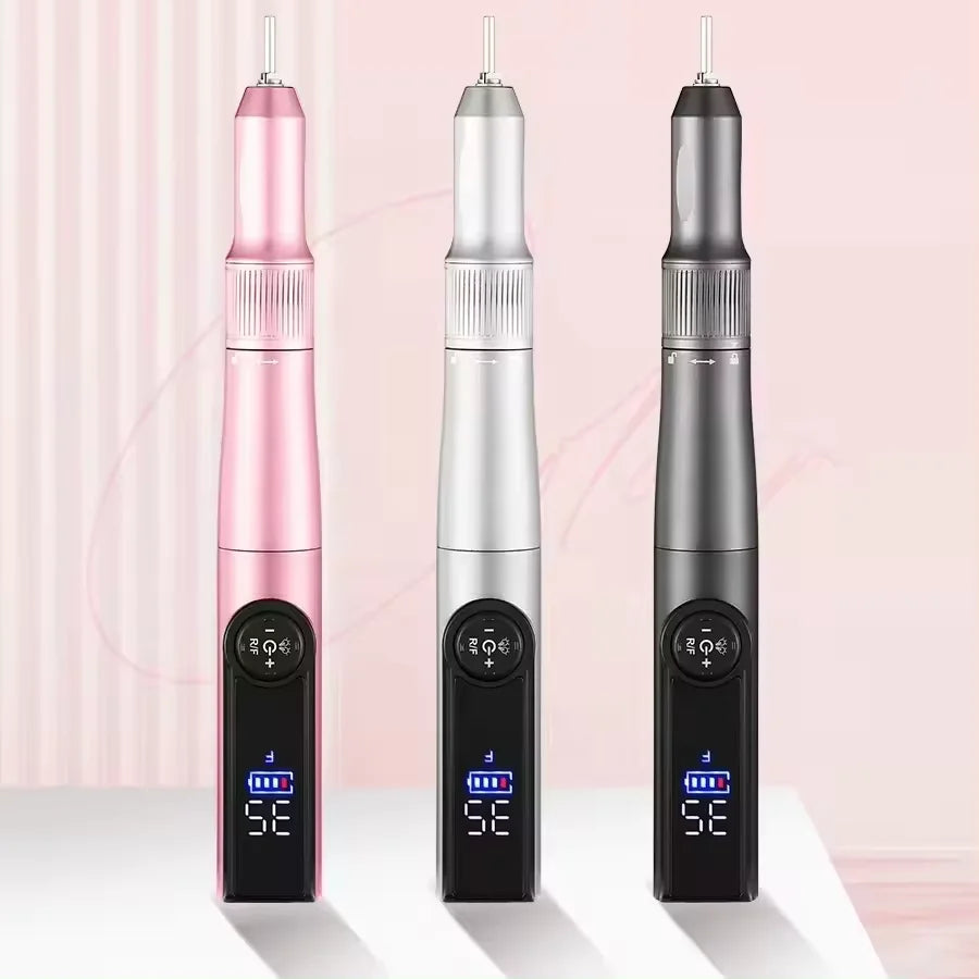 Portable Mini 2-in-1 Rechargeable Nail Drill 35000 RPM Wireless Design UV Lamp Electric Nail Polish Acrylic Polish for Nail