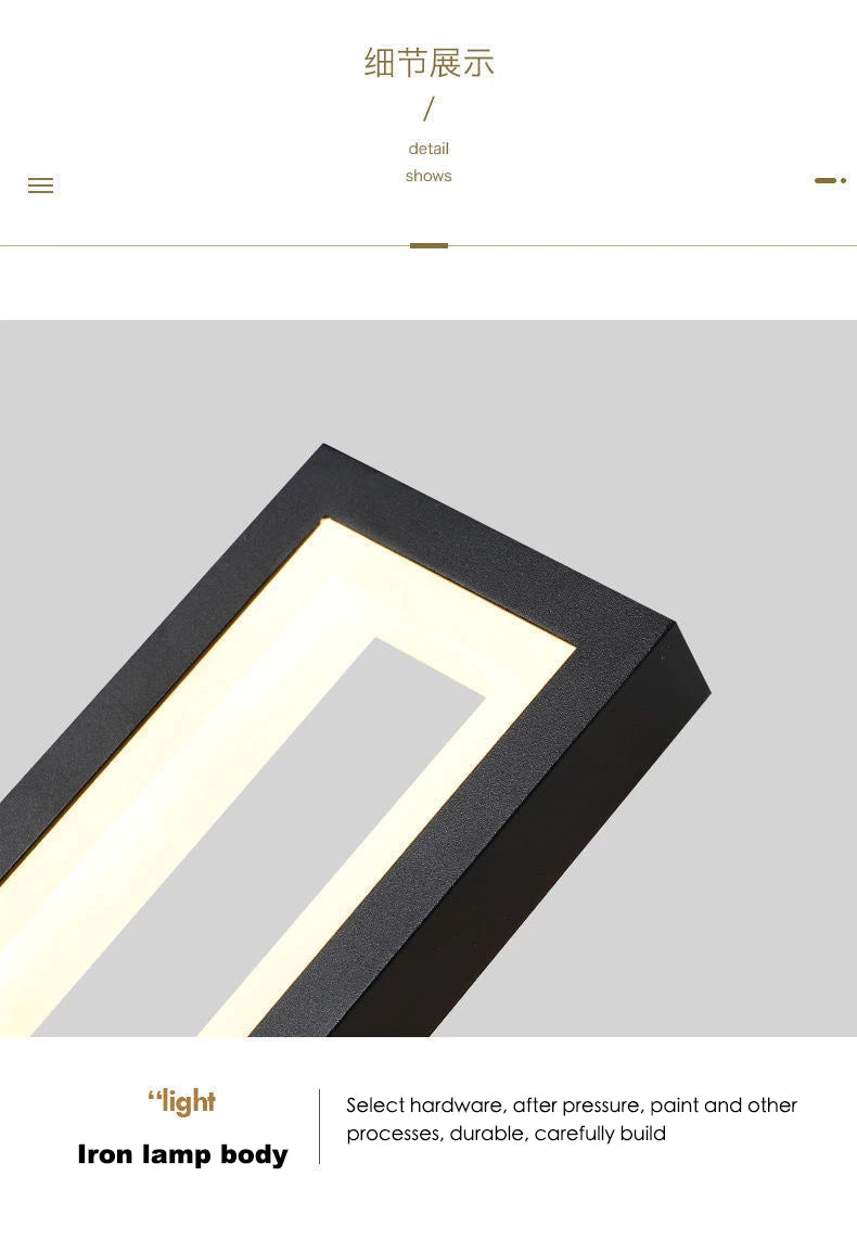 Modern Minimalist Wall Lamps Home Decor Living Room Bedroom Bedside 16w Ac96v-260v Led Sconce Black White Light Aisle Decoration