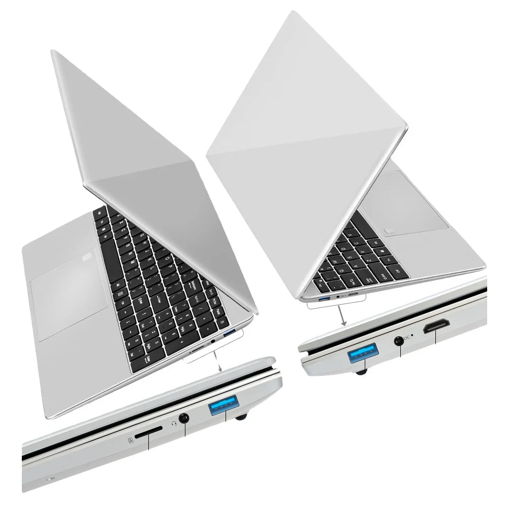 Hot Selling 2025 Laptops Good Price 15.6'' Screen IPS 1920*1080  Notebook 12+256 GB Laptops