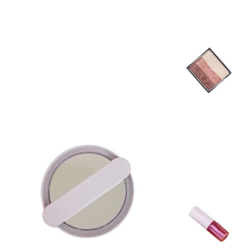 Portable Handheld Tabletop LED Mirror Compact Rechargeable Pocket Makeup Mirror with Lights Personalized Features