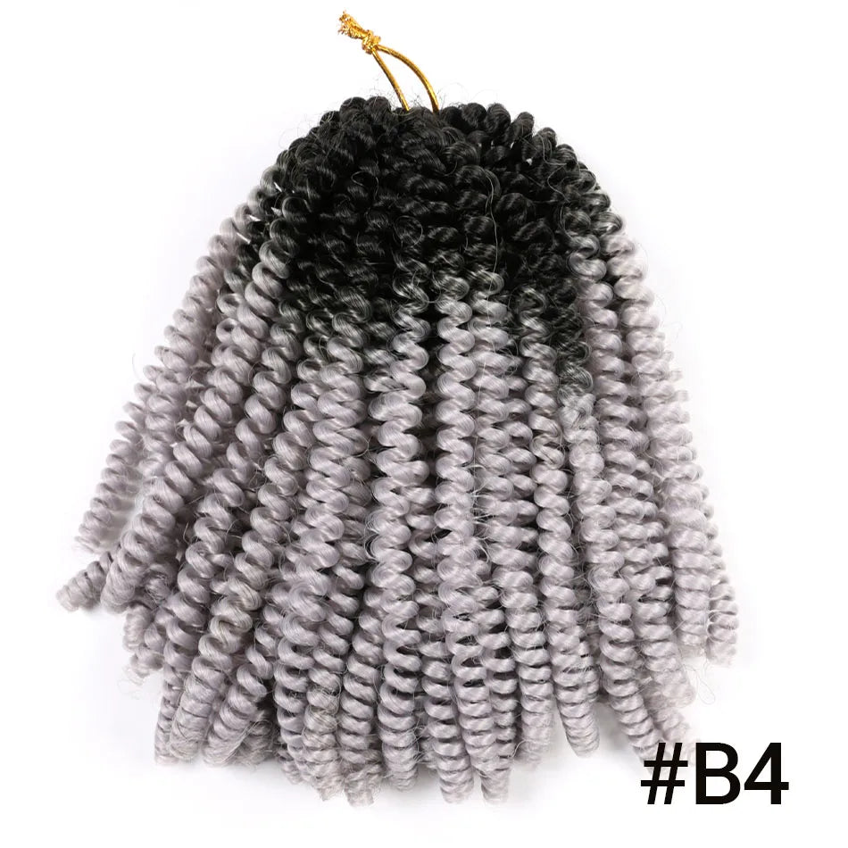 Ombre Spring Twist Braiding Hair Synthetic Crochet Braids Passion Twist Pre-Twist Crochet Hair Extensions Jamaica Bounce Twist