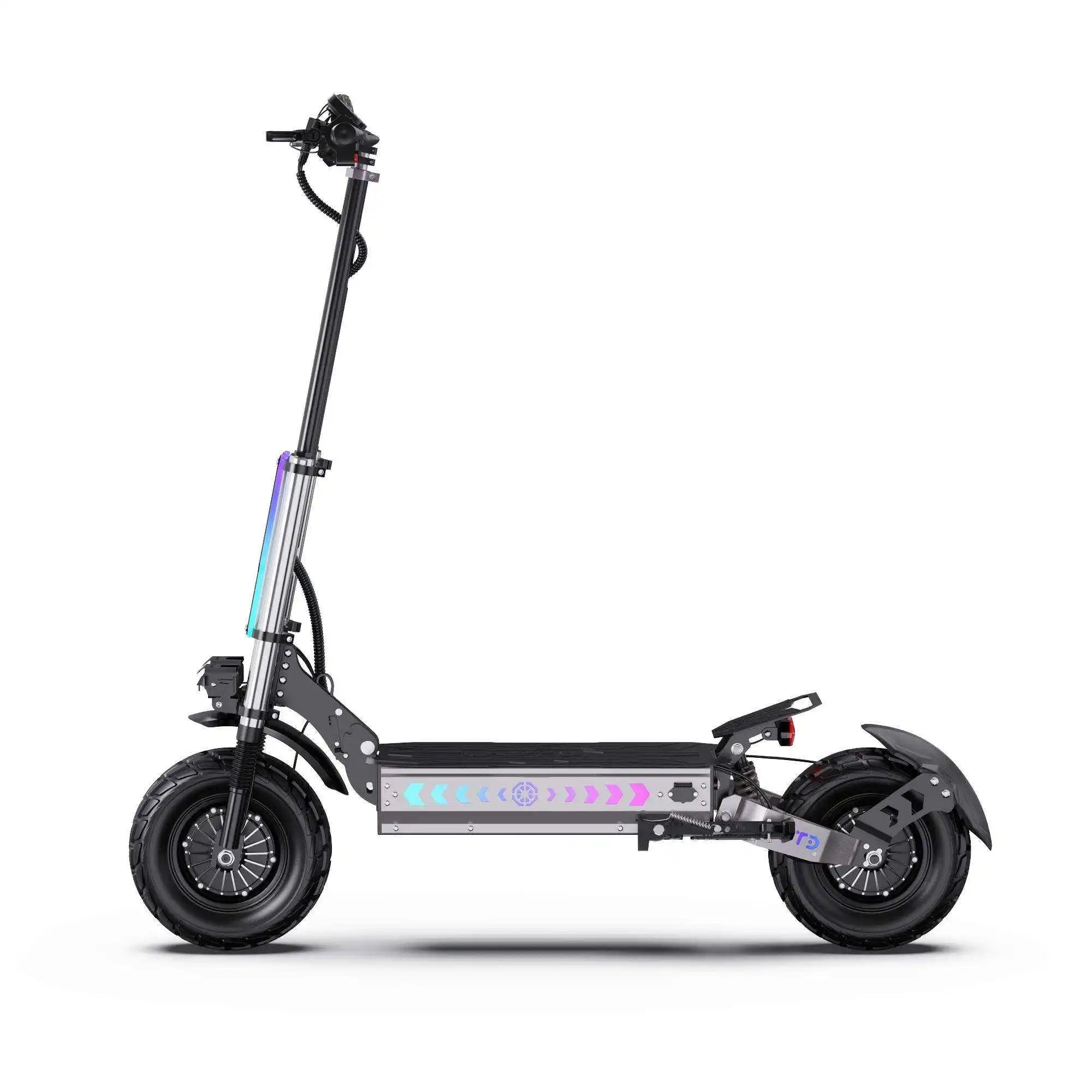 EU Warehouse OOTD T90 Electric Scooter 4200W Peak Dual Motor 60V 31.2Ah Battery 100km Range 13 Inch Off Road Folding E Scooter