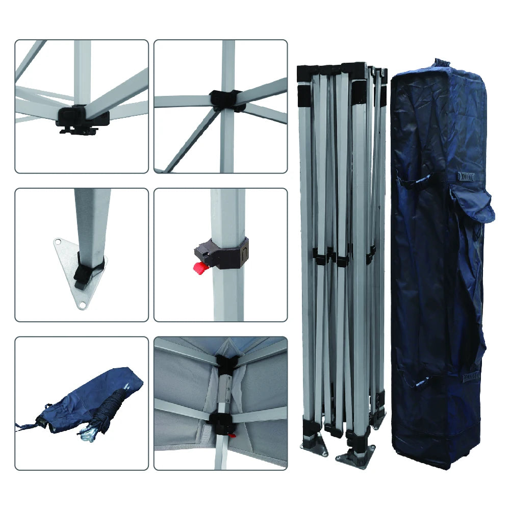 Durable Portable USA Warehouse 40mm50mm Hex Aluminum Tent Frame with Wheel Bag Include Tariffs
