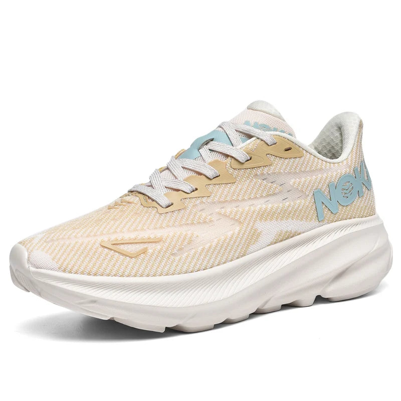 Road Running Minimal Shoes Men's Women's Sneakers Jogger Jogging Platform Stretch Fabric Mesh Athletic Low-top Lace up