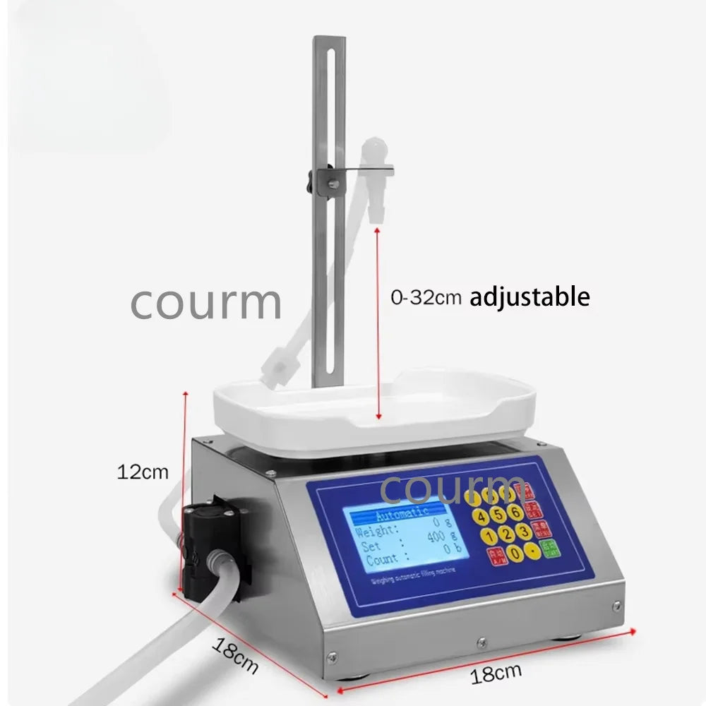 3.2L/min Weighing Perfume Filling Machine Automatic Diaphragm Pump Bottling Machine Olive Oil Filling Machine Liquid