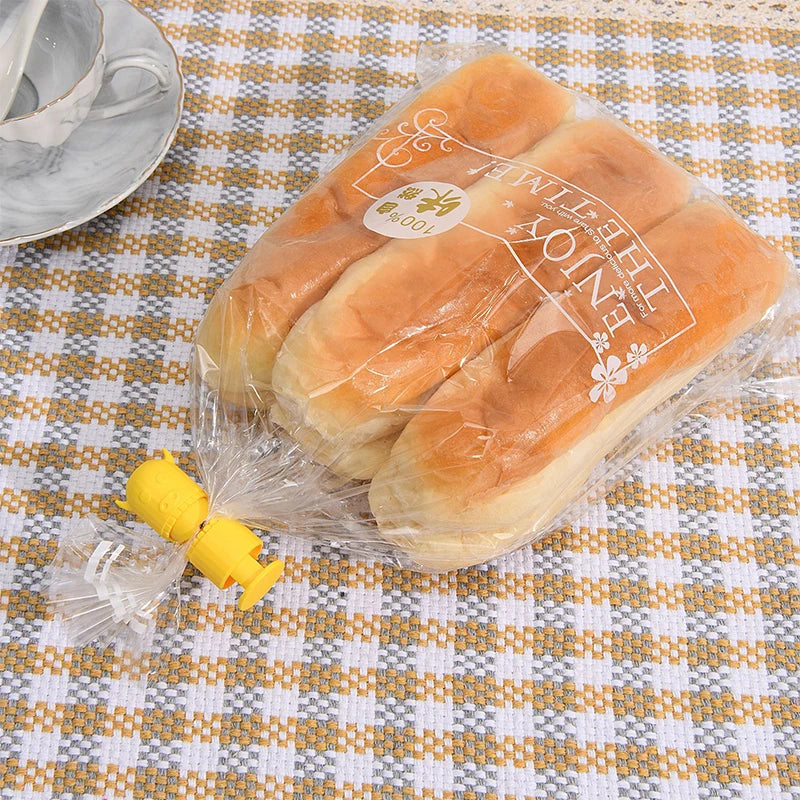 Portable Chip Bag Sealer Plastic Package Storage Bag Clip Mini Sealing Tong Handy Sticker Seal for Food Snack Kitchen Gadgets