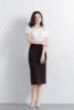 Women Fashion Professional Skirt Dress High-end Pencil Straight Office Lady Elegant Slim-fit Business Hip Midi Casual Skirt