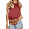 Polynesian Tribal Design Women Vest Summer Casual Sleeveless t Shirt Custom Print Plus Size Polyester Cotton tank Tops