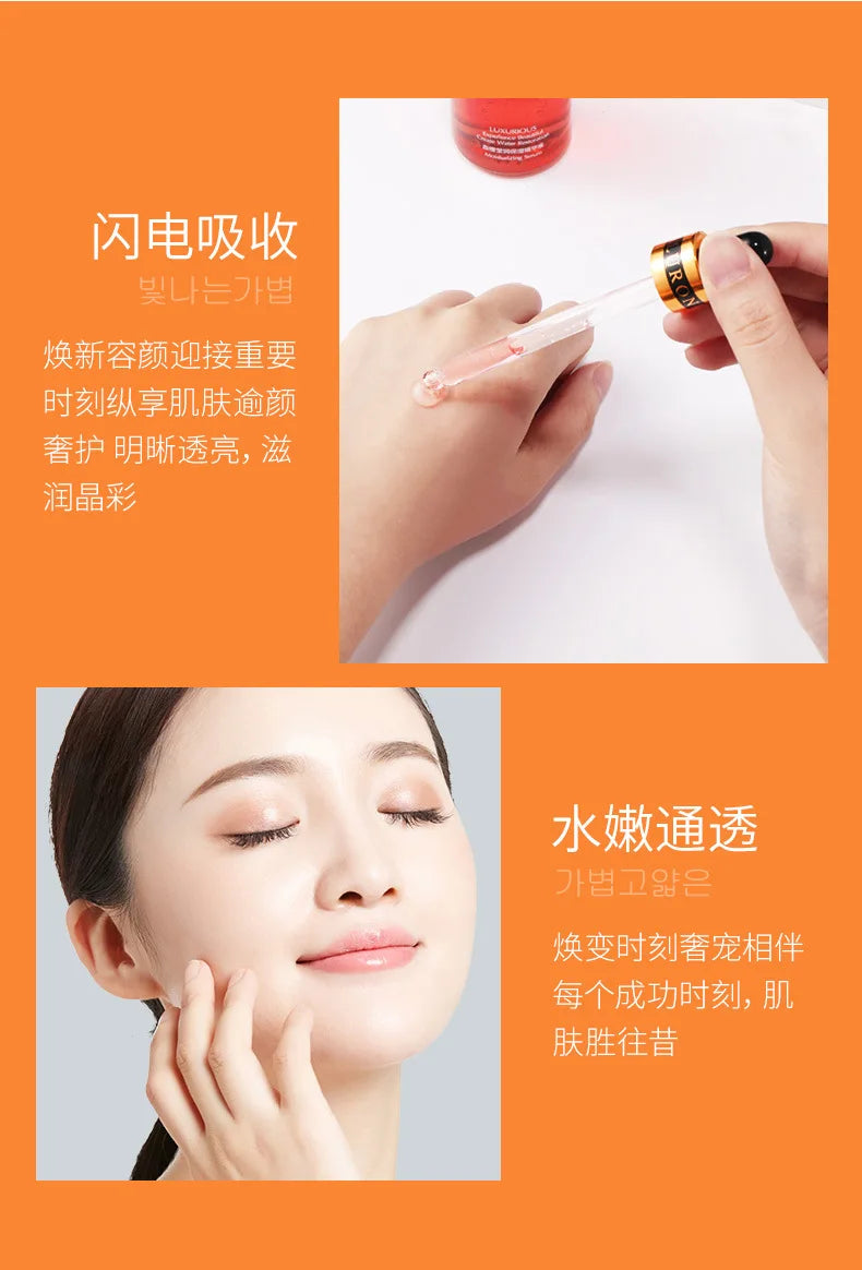 100ml Blood Orange Vitamin C Facial Essence Revitalizing Moisturizing Firming Brightening Skin Tone Nicotinamide Serum