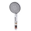 Handheld High Pressure 6-Spray Mode Showerhead Filtered Water Softener Beads for Hard Water Bathroom Faucet Accessory