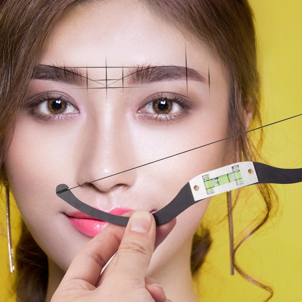 Horizontal Eyebrow Ruler Positioning Semi-Permanent  Shape Design Measurement Symmetrical Eyebrow Shape Drawing Eyebrow  Tool