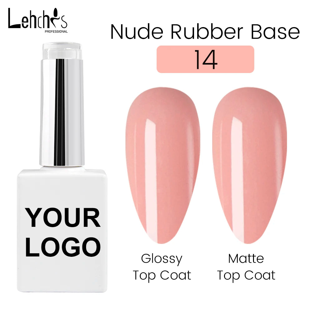 Lehchis 15ml Nude UV Gel Nail Polish Soak off French Nail Camouflage Base Halal Certified for Salon Art Use Customizable Logo
