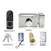 Tediton Waterproof Tuya APP Multi Languages Systrm Smart Digital Rim Door Lock for Gate Door