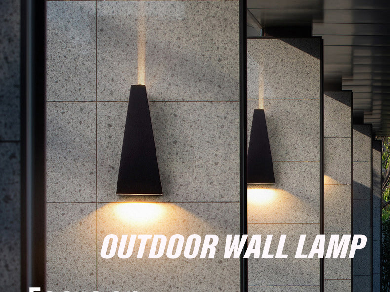 Outdoor LED Wall Lamp 6W 10W IP65 Waterproof Aluminum Wall Lights Porch Garden Fence Indoor Modern Nordic Sconce Lamps AC85-265V