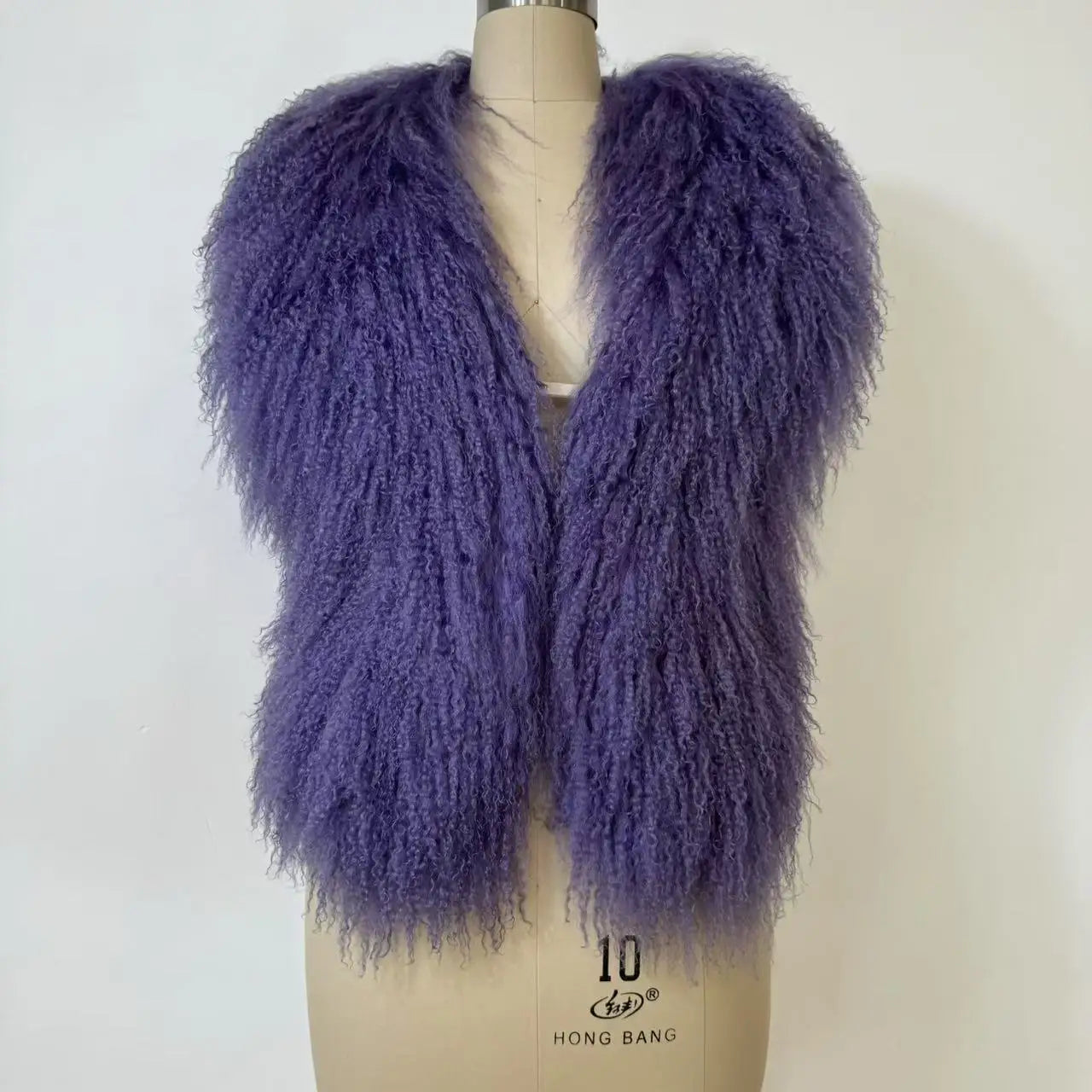 Streetwear Real Mongolian Sheepskin Fur Vest Women Real Sheep Fur Halter Top Vest