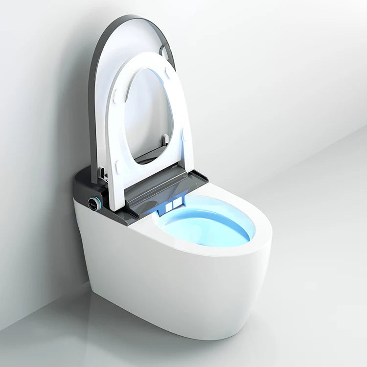 Automatic flushing without water tank integrated black electronic intelligence