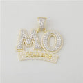 Bespoke Premium 925 Silver HipHop Emerald Cut Luxury Moissanite Stone Unisex Charm Stylish Trendy Fine Jewelry Pendants & Charms