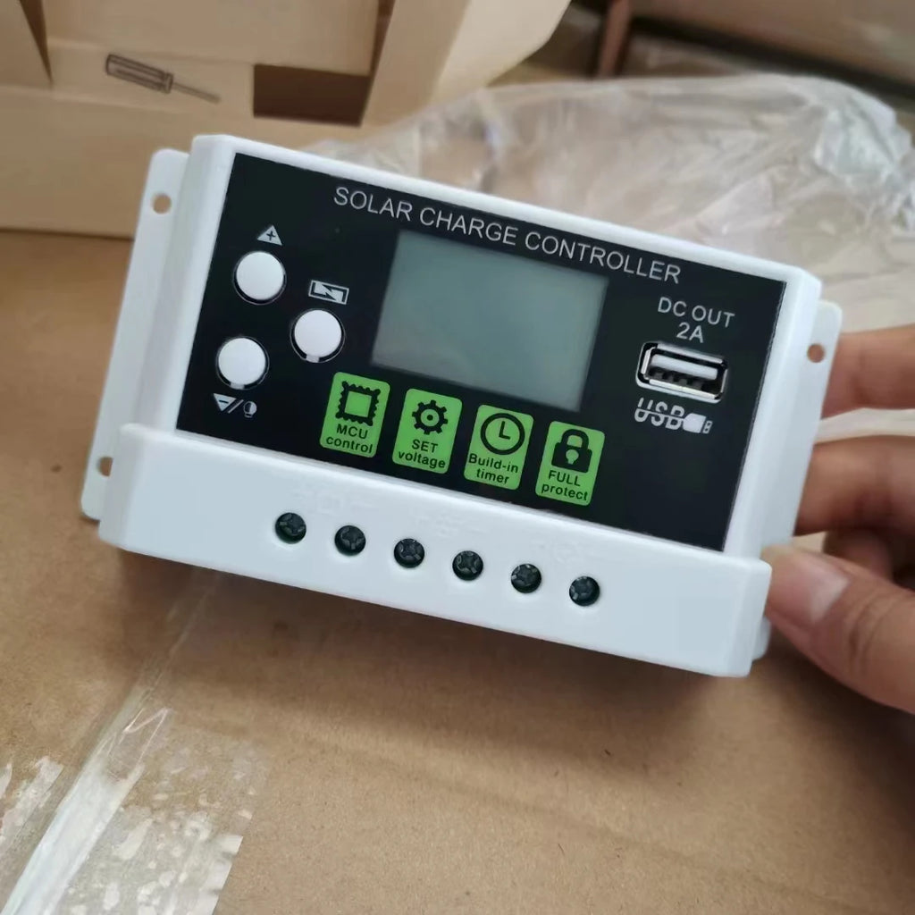 Auto 12 24 36 48 Volts 80 60 50 40 30 20 10 Amp MPPT PWM Manual Solar Panel Charger Controller LCD Display China Max PV 150V