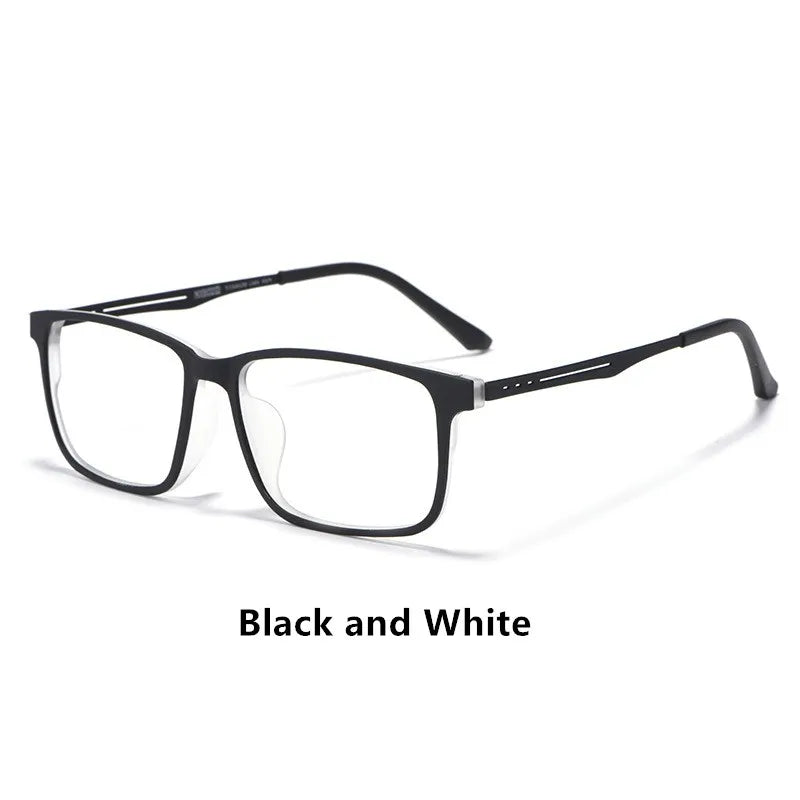 Gmei Optical Pure Titanium Glasses Frame For Myopia Glasses Men Light And Comfortable Full Rim Large Size Spectacles Frames 8838