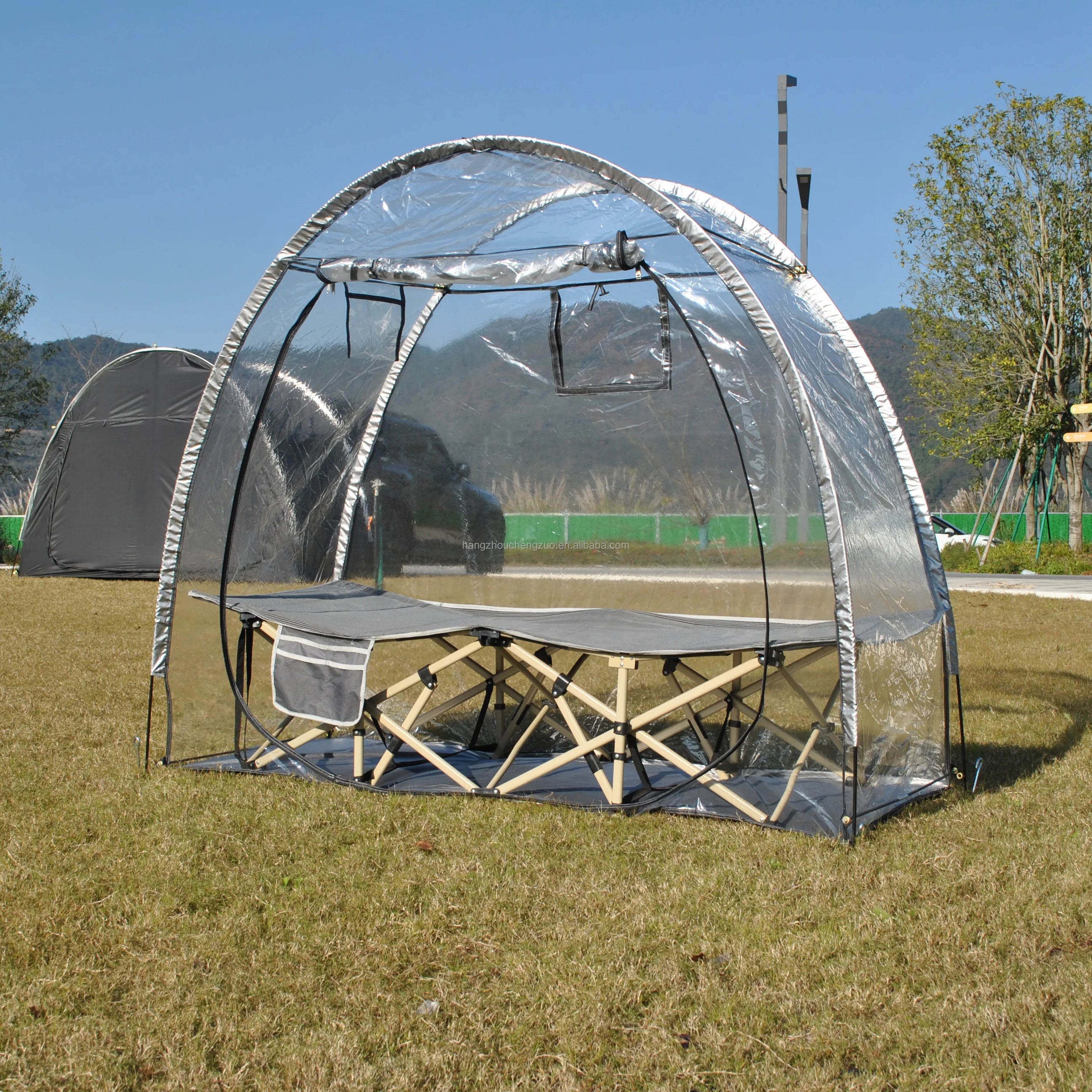 Greenhouse PVC Tent,Garden Plant Viewing and Storage Tent Big Football Tent for Outdoor Use,Transparent Tent,sports Pod Tent