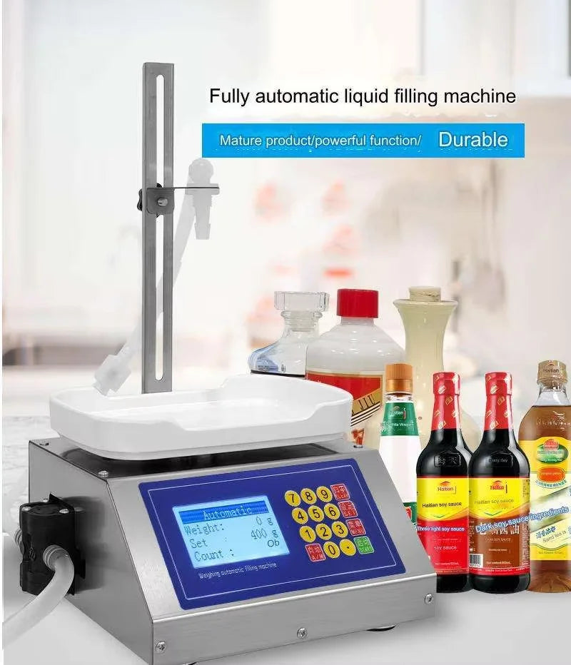 3.2L/min Weighing Perfume Filling Machine Automatic Diaphragm Pump Bottling Machine Olive Oil Filling Machine Liquid
