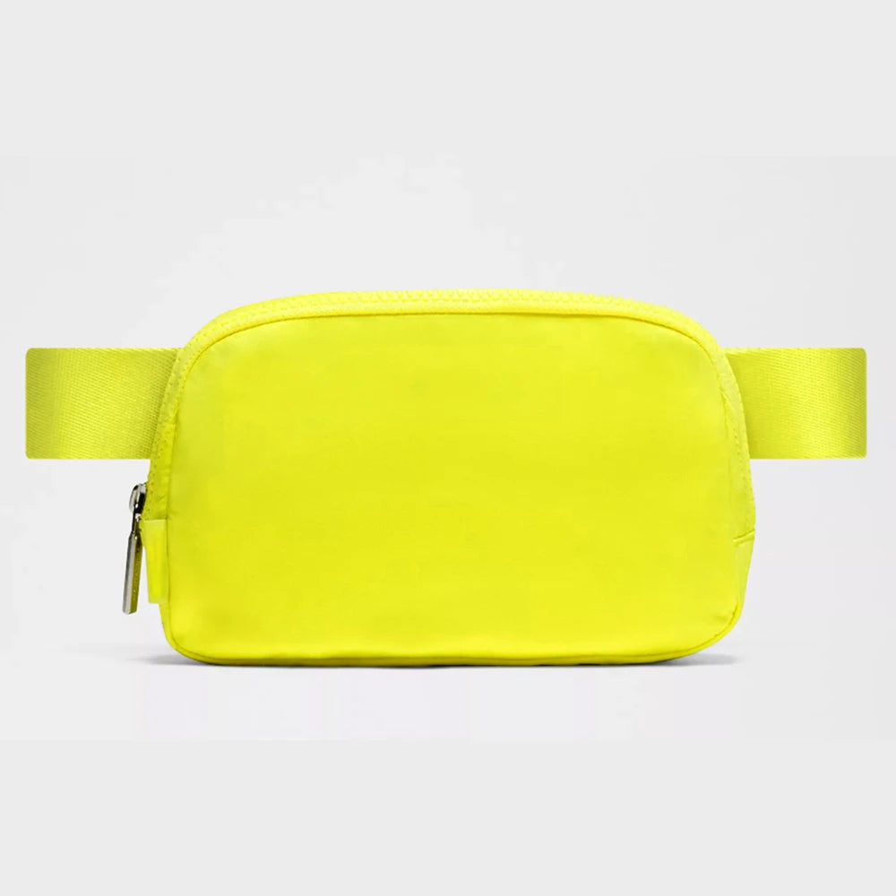 USA Oversea Warehouse 1L Nylon Waterproof Chest Bag Fanny Pack Waist Bag Belt Bag Crossbody Waist Belt Sport Workout Waist Bag