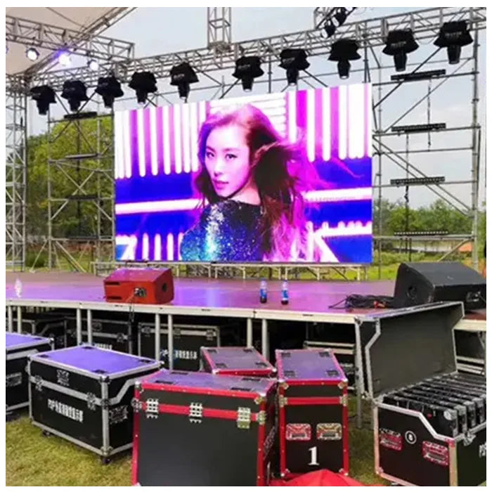 Rental Stage OLED Panel P3.91 4000cd/sqm 1920-3840Hz 65536 Dots/sqm Indoor Outdoor 1/16scan Display Screen