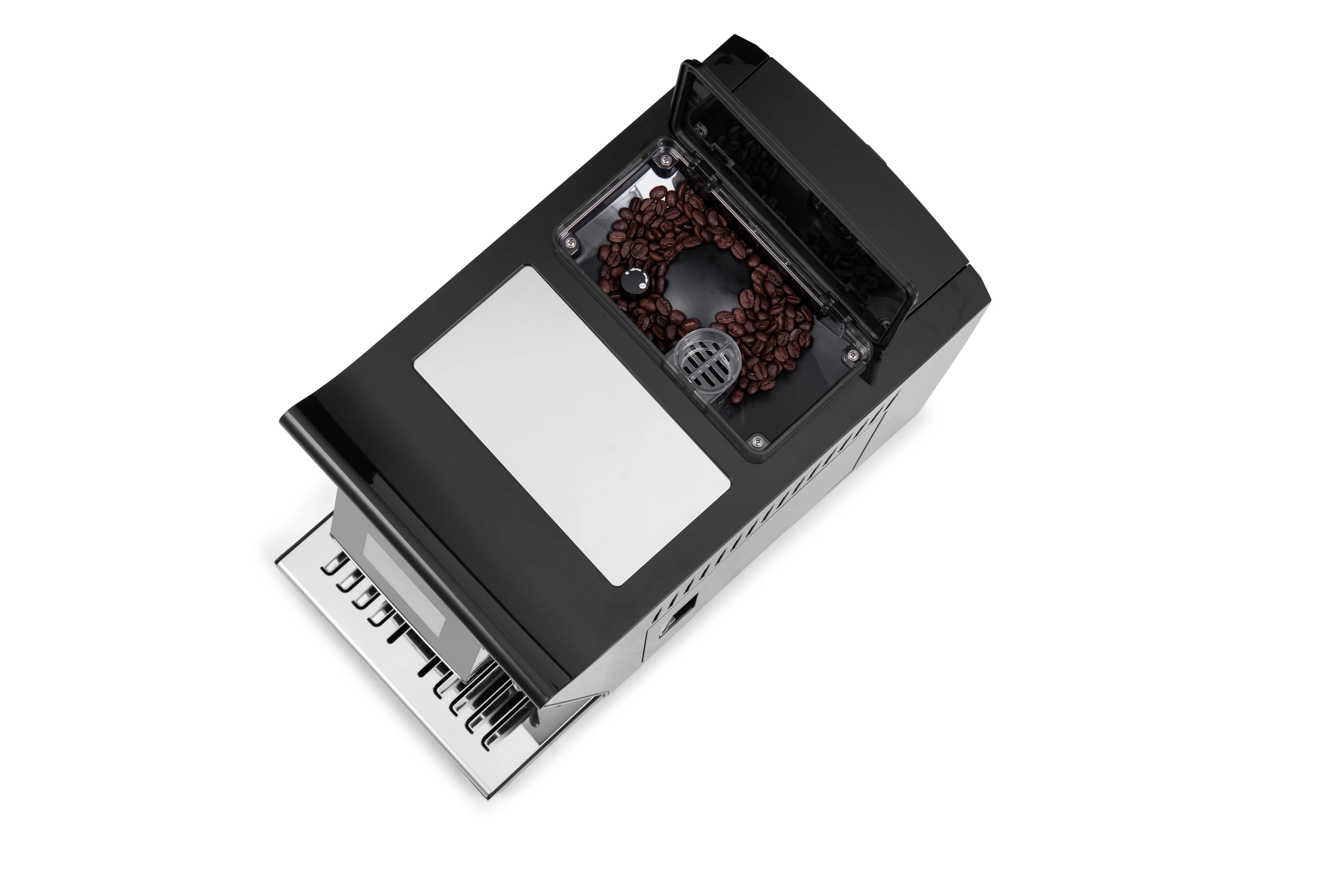 Touch Screen Coffee Bean Powder Brewing Milk Foam Black  Cappuccino Latte Espresso Fully Automatic  Coffee Maker  Machine